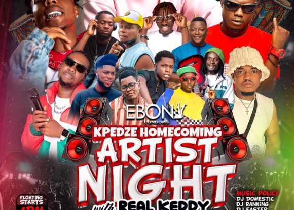 The countdown begins! Real Keddy, Tuf B and top talents storm Kpedze for an unforgettable Artiste Night!